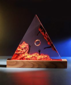 L.Ord. Ot’ Ring Resin Nights Light – D.Ark L.Ord-Volcano Lava Decor